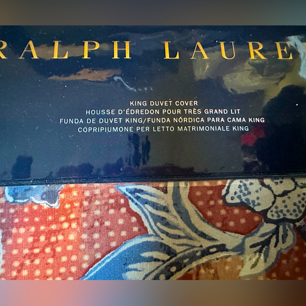Ralph Lauren Home King Duvet Cover in Mirabelle- King Size NWT - Picture 2 of 5